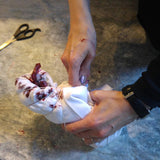 T-shirt handfärgad av mög. Kompost.